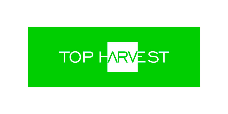 Primer logo de Top Harvest